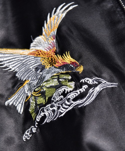 激レア 80s USA製 NASA スカジャン サテンジャケット ブラウン 刺繍 楽天市場】スカジャン メンズ サテンジャンパー スーベニア ジャケット