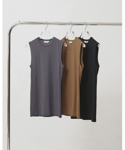 TODAYFUL（トゥデイフル）の「Smooth Tanktop Tunic（タンクトップ・レディース・キャメル/サックスブルー/ブラック・FREE）」の8枚目の写真
