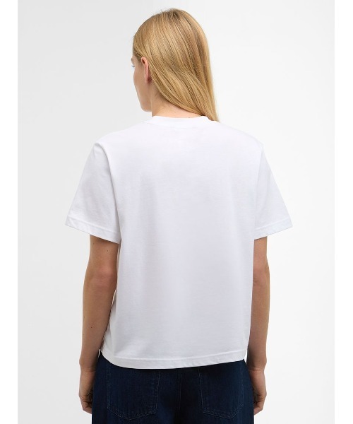 Barbour(バブアー)の「Selena グラフィックTシャツ(レディース)(Tシャツ/カットソー・レディース・パープル/オリーブ/ホワイト・8/10)」の6枚目の写真