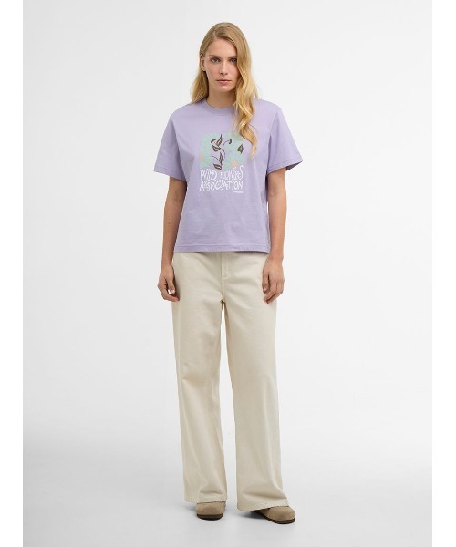 Barbour(バブアー)の「Selena グラフィックTシャツ(レディース)(Tシャツ/カットソー・レディース・パープル/オリーブ/ホワイト・8/10)」の8枚目の写真