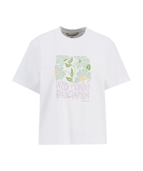 Barbour(バブアー)の「Selena グラフィックTシャツ(レディース)(Tシャツ/カットソー・レディース・パープル/オリーブ/ホワイト・8/10)」の16枚目の写真