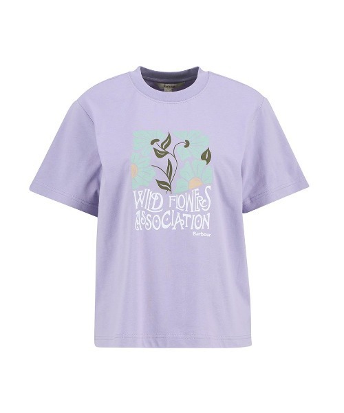 Barbour(バブアー)の「Selena グラフィックTシャツ(レディース)(Tシャツ/カットソー・レディース・パープル/オリーブ/ホワイト・8/10)」の18枚目の写真
