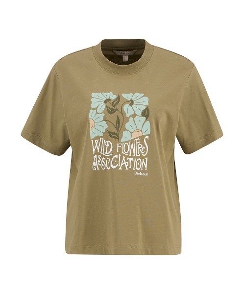 Barbour(バブアー)の「Selena グラフィックTシャツ(レディース)(Tシャツ/カットソー・レディース・パープル/オリーブ/ホワイト・8/10)」の20枚目の写真