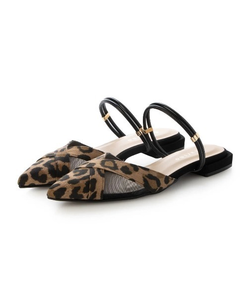 carino(カリーノ)の「【2WAY】バックベルトサンダルパンプス(パンプス・レディース・ダークブラウン/ベージュ系その他5/ブラック/シルバー・LL/L/M/S)」の3枚目の写真