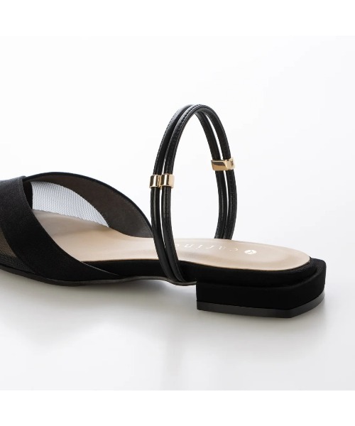 carino(カリーノ)の「【2WAY】バックベルトサンダルパンプス(パンプス・レディース・ダークブラウン/ベージュ系その他5/ブラック/シルバー・LL/L/M/S)」の19枚目の写真