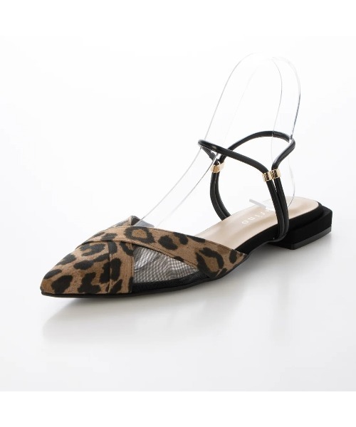carino(カリーノ)の「【2WAY】バックベルトサンダルパンプス(パンプス・レディース・ダークブラウン/ベージュ系その他5/ブラック/シルバー・LL/L/M/S)」の13枚目の写真