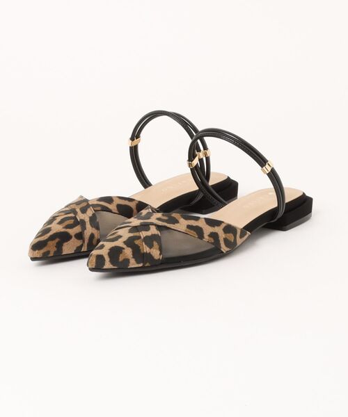 carino(カリーノ)の「【2WAY】バックベルトサンダルパンプス(パンプス・レディース・ダークブラウン/ベージュ系その他5/ブラック/シルバー・LL/L/M/S)」の7枚目の写真
