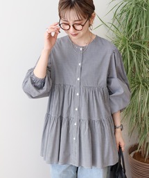 AMERICAN HOLIC（アメリカンホリック）の「【WEB限定】ティアードギャザーブラウス（シャツ/ブラウス）」