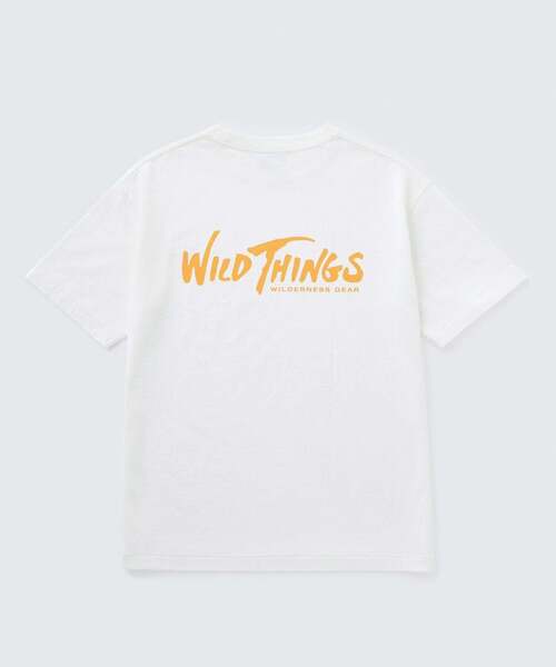 WILD THINGS(ワイルドシングス)の「ウィルダネスギア S/S Tシャツ│WILDERNESS GEAR S/S TEE(Tシャツ/カットソー・メンズ・イエロー系その他2/チャコールグレー/ホワイト/グレー系その他3・XL/L/M/S)」の5枚目の写真