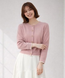 SWINGLE（スウィングル）の「ケーブルニットアンサンブル（カーディガン/ボレロ）」