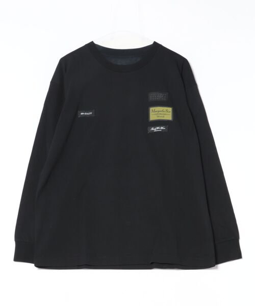 MM6 Maison Margiela（ｴﾑｴﾑｼｯｸｽ ﾒｿﾞﾝ ﾏﾙｼﾞｪﾗ）の「MM6 Long-sleeved Top（Tシャツ/カットソー・メンズ・ブラック・MEDIUM/SMALL/LARGE）」の5枚目の写真