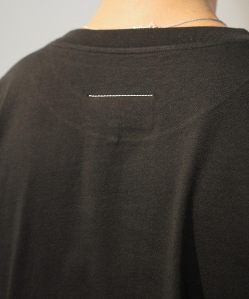MM6 Maison Margiela（ｴﾑｴﾑｼｯｸｽ ﾒｿﾞﾝ ﾏﾙｼﾞｪﾗ）の「MM6 Long-sleeved Top（Tシャツ/カットソー・メンズ・ブラック・MEDIUM/SMALL/LARGE）」の3枚目の写真