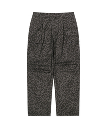 WIDE CARGO PANTS leopard