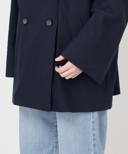 IENA（イエナ）の「撥水ライトタフタオーバーコート（その他アウター・レディース・チャコールグレー/ネイビー/ベージュ・38/36）」の8枚目の写真