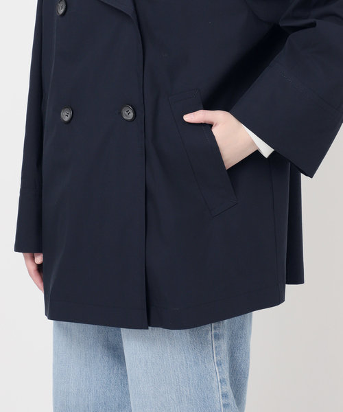 IENA（イエナ）の「撥水ライトタフタオーバーコート（その他アウター・レディース・チャコールグレー/ネイビー/ベージュ・38/36）」の9枚目の写真