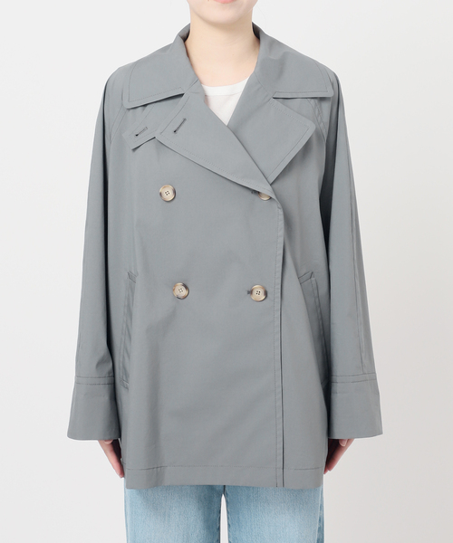 IENA（イエナ）の「撥水ライトタフタオーバーコート（その他アウター・レディース・チャコールグレー/ネイビー/ベージュ・38/36）」の17枚目の写真