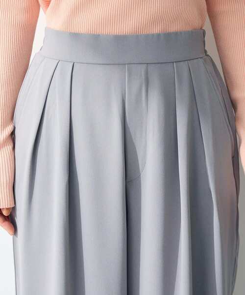 Green　Parks（グリーンパークス）の「シーンレスワイドパンツ（その他パンツ・レディース・アイボリー/グレー/ブラック/ピンク・M/L）」の11枚目の写真