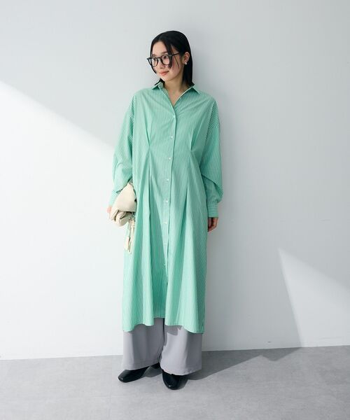 Green　Parks（グリーンパークス）の「シーンレスワイドパンツ（その他パンツ・レディース・アイボリー/グレー/ブラック/ピンク・M/L）」の17枚目の写真