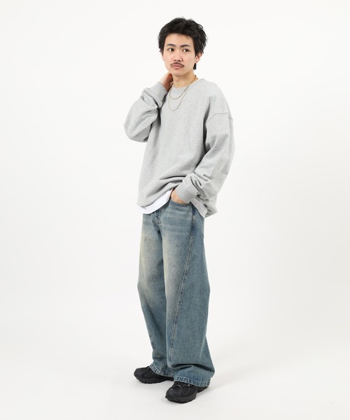 FRUIT OF THE LOOM(フルーツオブザルーム)の「ヘビーオンススウェット(スウェット・メンズ・グレー/ブラック/ホワイト・XL/L/S/M)」の16枚目の写真