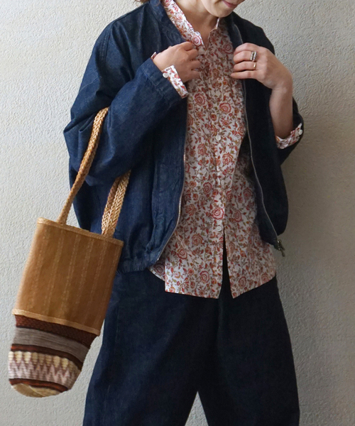 JOURNAL STANDARD LUXE(ジャーナルスタンダード ラックス)の「ボイルフラワー スタンドカラーシャツ(シャツ/ブラウス・レディース・レッド・FREE)」の10枚目の写真