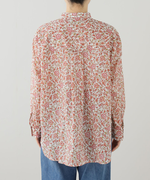 JOURNAL STANDARD LUXE(ジャーナルスタンダード ラックス)の「ボイルフラワー スタンドカラーシャツ(シャツ/ブラウス・レディース・レッド・FREE)」の7枚目の写真