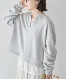 Green Parks | SET2点 深Vネック裏毛+プルオーバー(Tシャツ/カットソー)