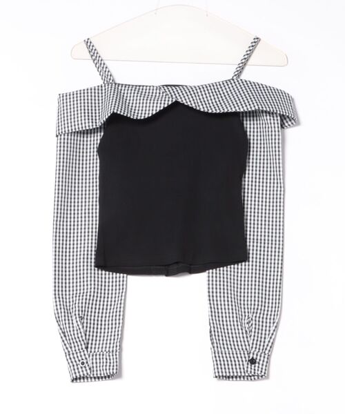 UP START(アップスタート)の「【LAMPOON】ギンガムドッキングトップス(その他トップス・レディース・ブラック・LARGE/MEDIUM/SMALL)」の10枚目の写真