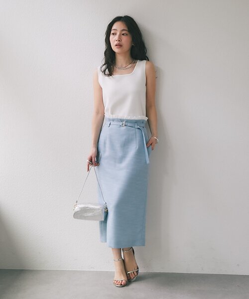 La boutique BonBon（ラブティックボンボン）の「【オウレンティ】ミニショルダーバッグ（トートバッグ・レディース・シルバー・FREE）」の4枚目の写真