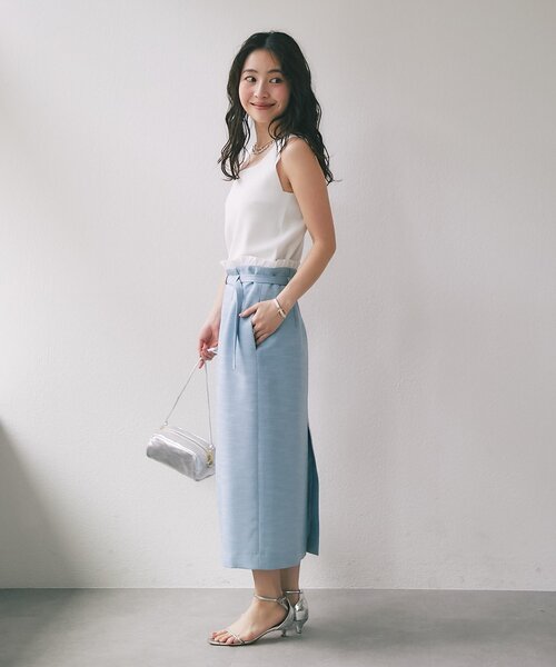 La boutique BonBon（ラブティックボンボン）の「【オウレンティ】ミニショルダーバッグ（トートバッグ・レディース・シルバー・FREE）」の6枚目の写真