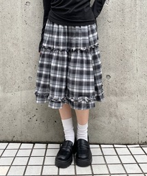 3.3 Field Trip  | 3.3 Field Trip／フリルティアードミディスカート(スカート)