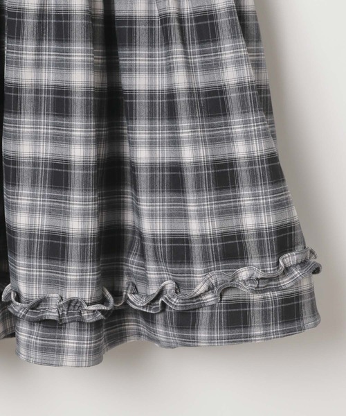 3.3 Field Trip (3.3フィールドトリップ)の「3.3 Field Trip/フリルティアードミディスカート(スカート・レディース・ホワイト×ブラック/ブラック×グレー・FREE)」の18枚目の写真