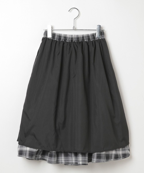 3.3 Field Trip (3.3フィールドトリップ)の「3.3 Field Trip/フリルティアードミディスカート(スカート・レディース・ホワイト×ブラック/ブラック×グレー・FREE)」の21枚目の写真
