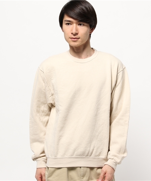 JERZEES（ジャージーズ）の「【JERZEES/ジャージーズ】 CREW SWEAT/クルースウェツト（スウェット・メンズ・ネイビー/イエロー/オレンジ/オフホワイト/ターコイズブルー/グレー・MEDIUM/SMALL）」の2枚目の写真