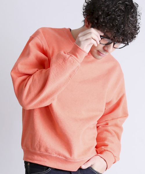 JERZEES（ジャージーズ）の「【JERZEES/ジャージーズ】 CREW SWEAT/クルースウェツト（スウェット・メンズ・ネイビー/イエロー/オレンジ/オフホワイト/ターコイズブルー/グレー・MEDIUM/SMALL）」の15枚目の写真