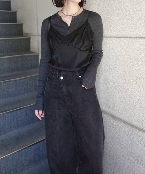 TODAYFUL（トゥデイフル）の「TODAYFUL　Silkwool Knit Cardigan シルクウールニットカーディガン/12620501（カーディガン/ボレロ・レディース・チャコールグレー/ダークブラウン/キナリ・ONE SIZE）」の17枚目の写真
