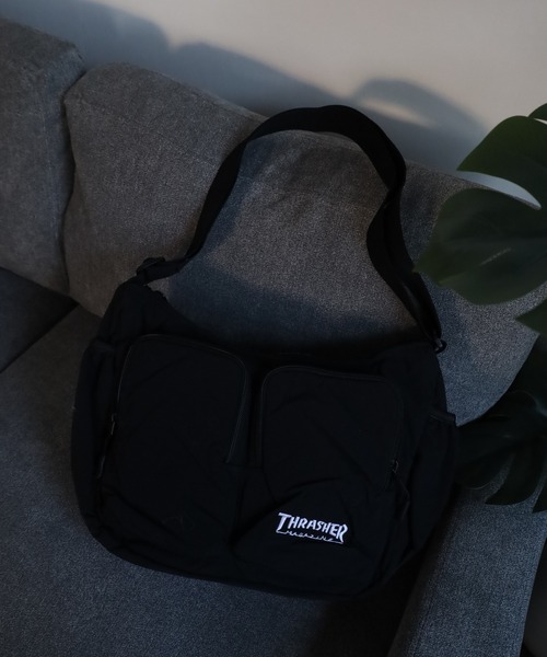 セール】THRASHER W POCKET SHOULDER ショルダーバッグ（ショルダー