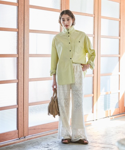 GEORGE'S（ジョージズ）の「パッチワークレースパンツ（その他パンツ・レディース・ホワイト/ブラック・SMALL/MEDIUM）」の3枚目の写真