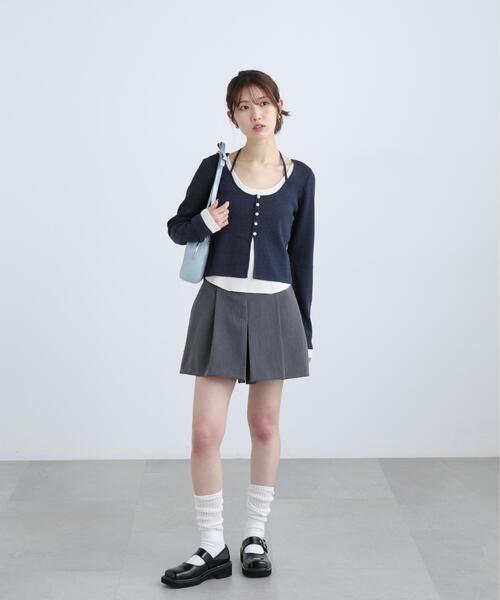 FREE'S MART(フリーズマート)の「◆プリーツショートパンツ(その他パンツ・レディース・グレー/ブラック・MEDIUM/SMALL)」の16枚目の写真