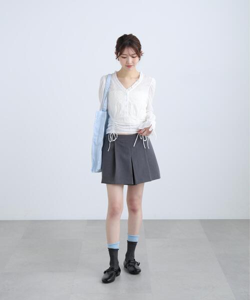 FREE'S MART(フリーズマート)の「◆プリーツショートパンツ(その他パンツ・レディース・グレー/ブラック・MEDIUM/SMALL)」の19枚目の写真