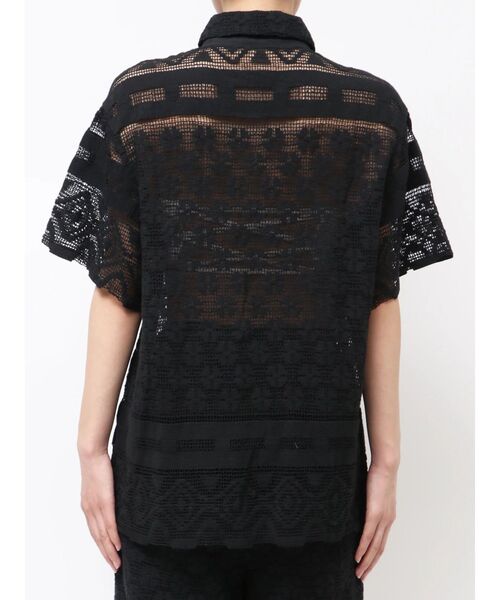 Ungrid（アングリッド）の「レースハーフスリーブシャツ（シャツ/ブラウス・レディース・グリーン/ブラック/オフホワイト・FREE）」の22枚目の写真