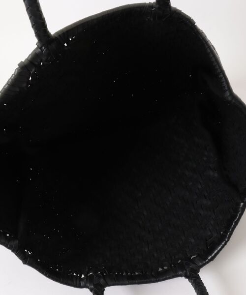 The Bagmati（ザバグマティ）の「【The Bagmati/ザバグマティ】レザーメッシュトートバッグ　ヤギ革（トートバッグ・レディース・ブラック・FREE）」の3枚目の写真