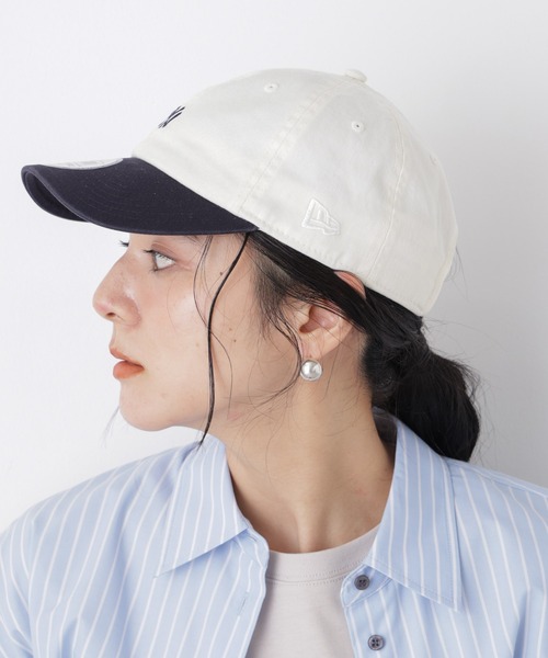 NEW ERA(ニューエラ)の「NEW ERA(R)/別注 CC NEYYAN MINILOGO CAP Clr(キャップ・レディース・その他1/ベージュ/バーガンディー・FREE)」の10枚目の写真