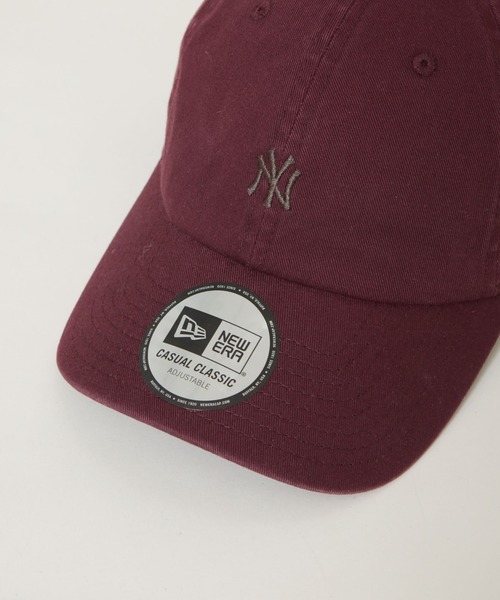 NEW ERA(ニューエラ)の「NEW ERA(R)/別注 CC NEYYAN MINILOGO CAP Clr(キャップ・レディース・その他1/ベージュ/バーガンディー・FREE)」の4枚目の写真