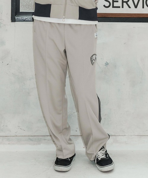 No Rain No Rainbow（ノーレインノーレインボー）の「mp14818-track pants with pick patch トラックパンツ(NR26S-14)（その他パンツ・メンズ・ブラック×ホワイト/ライトグレー/ブラック×ブラック・XL/L/M/S）」の5枚目の写真