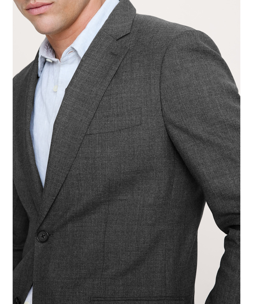 Banana Republic(バナナリパブリック)の「シグネチャー イタリアン ラスティック スーツジャケット(スーツジャケット・メンズ・チャコール・34/36/40/38/42)」の9枚目の写真