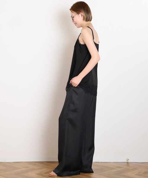 AP STUDIO（エーピーストゥディオ）の「*レーストリムドキャミソール1（キャミソール・レディース・アイボリー/ブラック・FREE）」の9枚目の写真