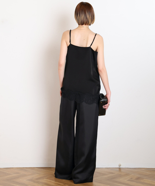 AP STUDIO（エーピーストゥディオ）の「*レーストリムドキャミソール1（キャミソール・レディース・アイボリー/ブラック・FREE）」の10枚目の写真