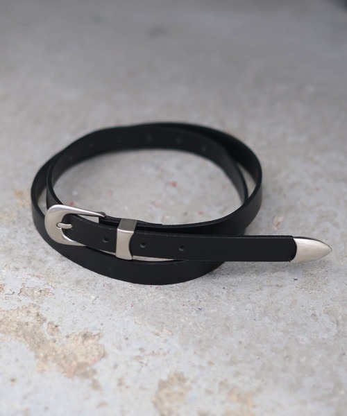 Marient（マリエント）の「Leather Belt / レザーベルト（ベルト・レディース・ブラック・FREE）」の9枚目の写真