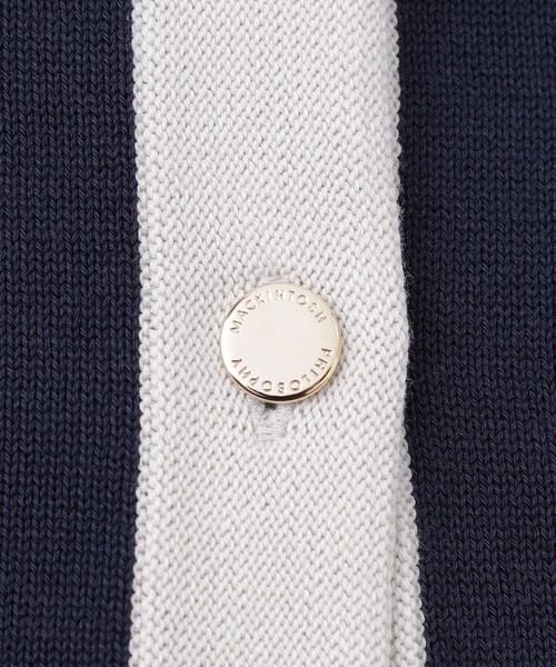 MACKINTOSH PHILOSOPHY（ﾏｯｷﾝﾄｯｼｭ ﾌｨﾛｿﾌｨｰ）の「【LEE4月号/蛯原友里さん着用】【ROYTON（ロイトン）】 ファインコットンニットカーディガン（カーディガン/ボレロ・レディース・オフホワイト/ベージュ/ダークネイビー/ブラウン系その他4・38）」の14枚目の写真