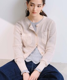 BIANCA（ビアンカ）の「【着映えレイヤード】シアーラメカーディガン（カーディガン/ボレロ）」